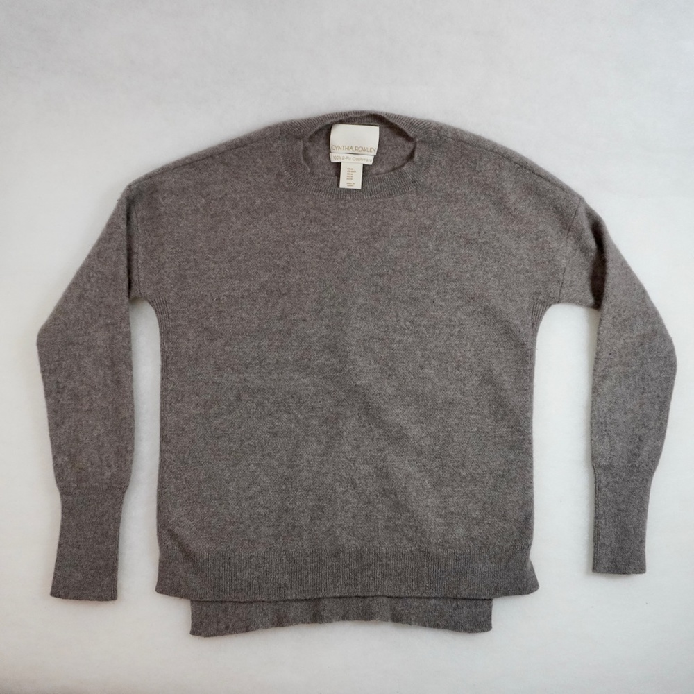 Cynthia Rowley 💯 2-Ply Cashmere Sweater Ladies M